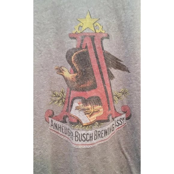 90'S DELTA Anheuser Busch Advertising T-shirt Made in USA Men's XL Short Sleeve Vintage /eaa443974